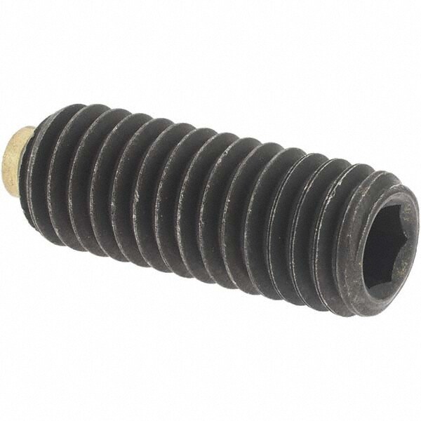 Set Screw: 3/8-16 x 1", Soft Tip Point, Alloy Steel, Grade 8