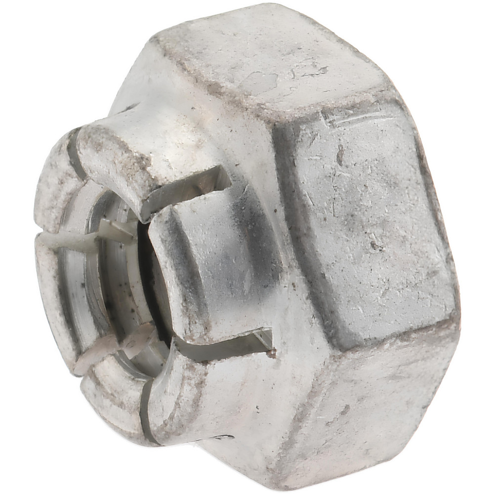 Value Collection - Hex Lock Nut: Expanding Flex Top Lock, 1/4-20
