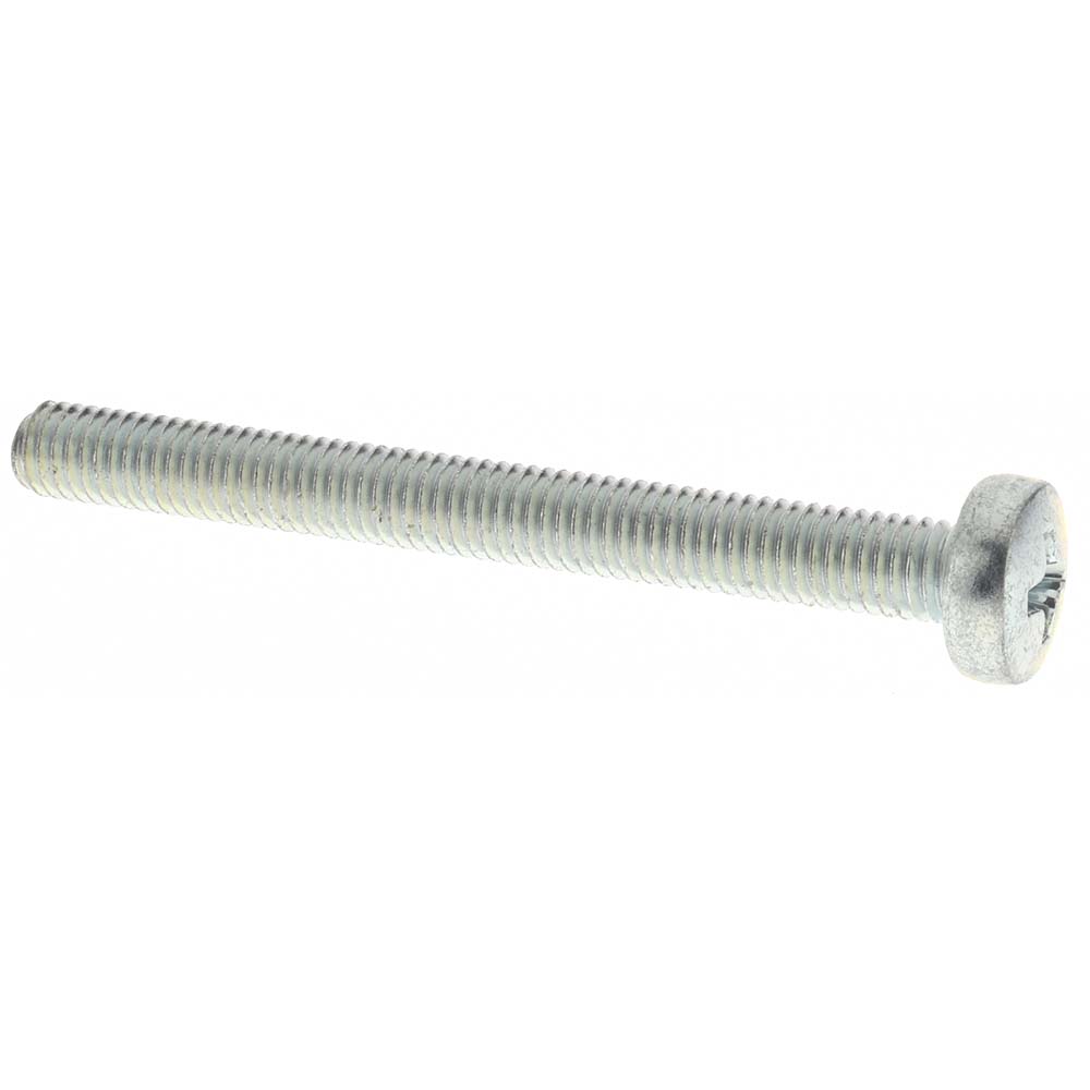Machine Screw: M5x0.8 x 50.00 mm Length Under Head, Pan Head, Phillips