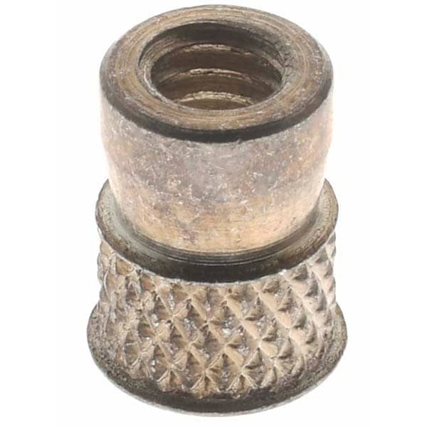 #8-32 UNC Steel Flush Press Fit Threaded Insert