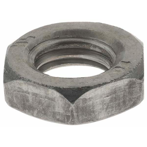 Hex Nut: M14 x 2, Grade 2H Steel, Zinc-Plated