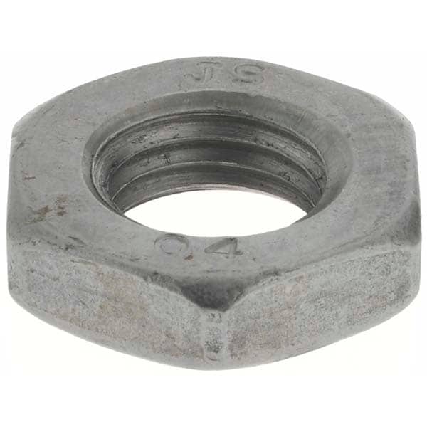 M10x1.25 Metric Fine Steel Right Hand Hex Jam Nut