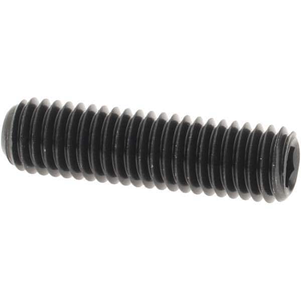 Pack of 100 1/4 Long Alloy Steel Socket Set Screw Black Oxide Unbrako 45H Plain Cup Point 4-40 UNC Thread