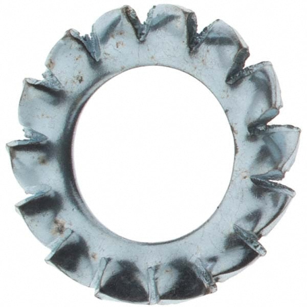 Value Collection M8 Screw, 8.62mm ID, Spring Steel External Tooth Lock Washer MSC Industrial