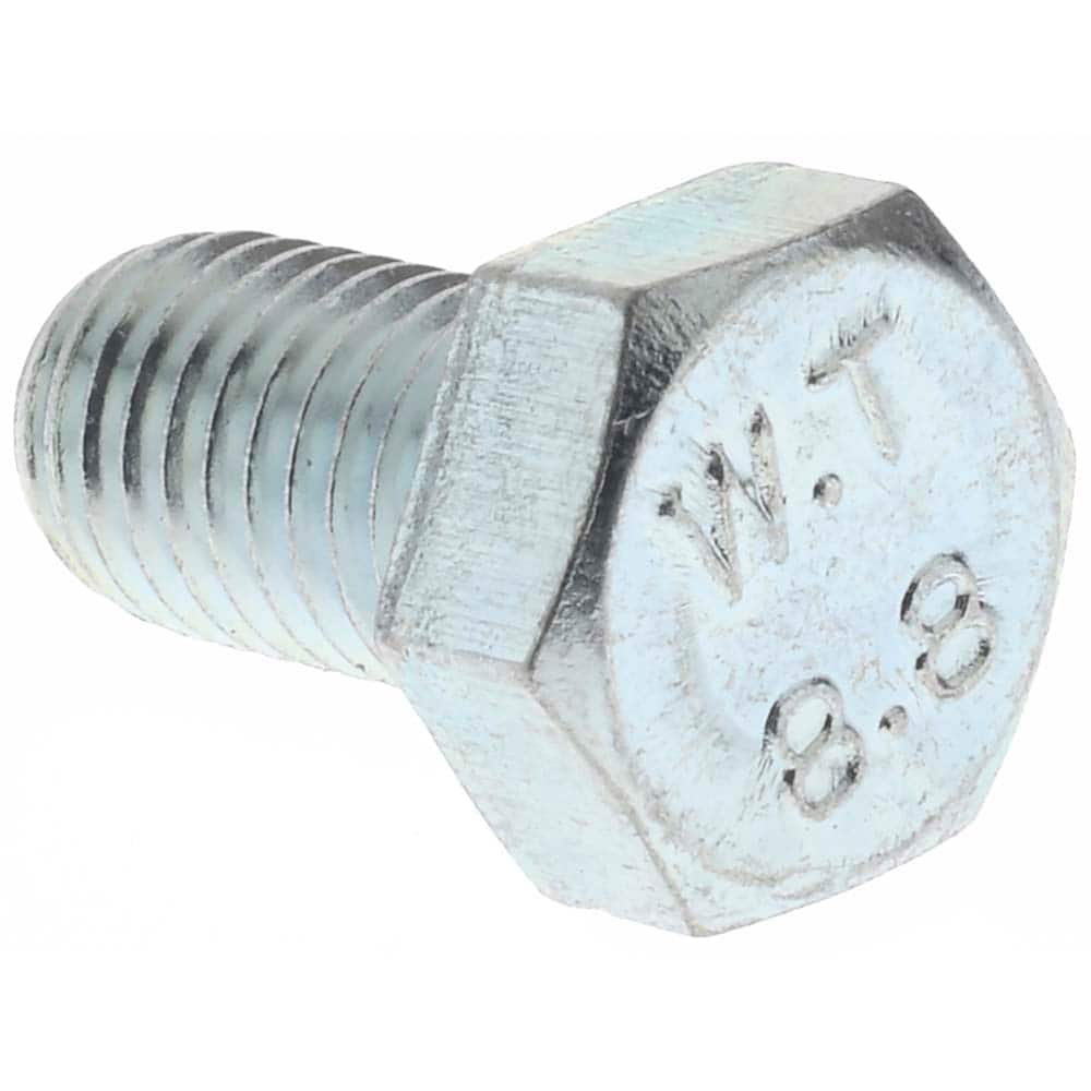 Value Collection - Hex Head Cap Screw: M7 x 1.00 x 12 mm, Grade 8.8 Steel,  Zinc-Plated - 70995006 - MSC Industrial Supply