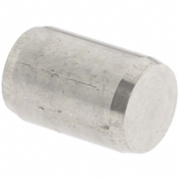 Precision Dowel Pin: 4 x 6 mm, Stainless Steel, Grade 303