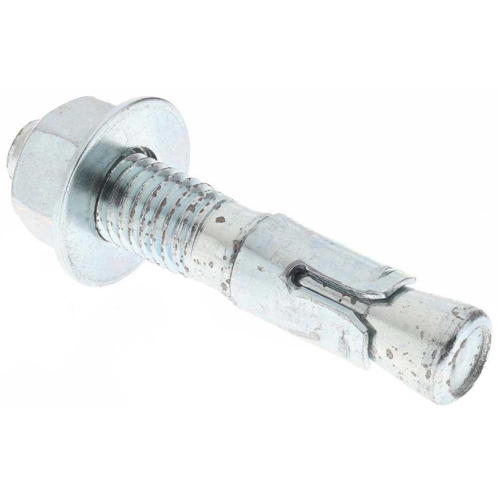 Concrete Wedge Anchor: 5/8" Dia, 3-1/2" OAL