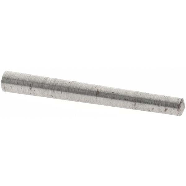 Size 1, 0.1408" Small End Diam, 0.172" Large End Diam, Uncoated Steel Taper Pin
