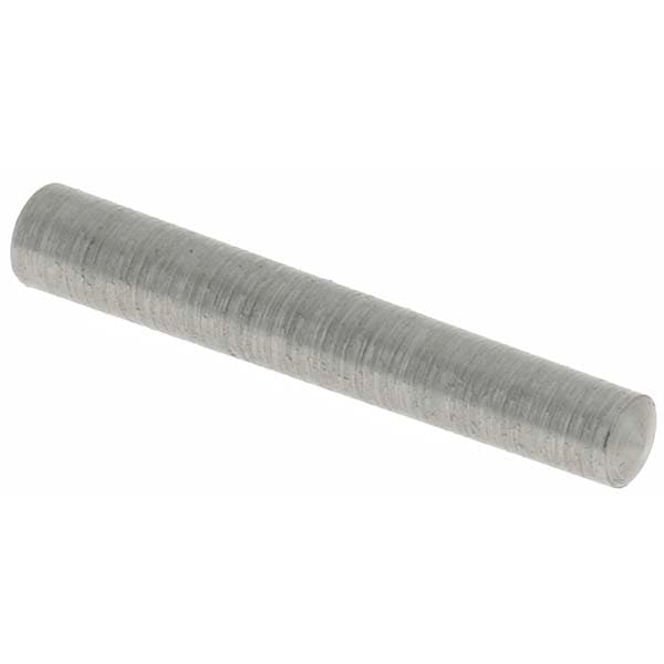 Size 0, 0.1352" Small End Diam, 0.156" Large End Diam, Uncoated Steel Taper Pin