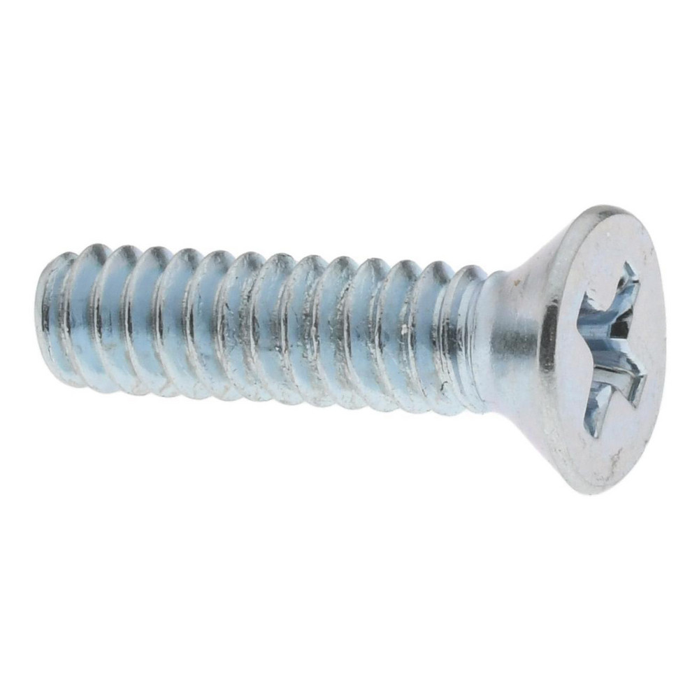Machine Screw: #10-24 x 3/4", Flat Head, Phillips