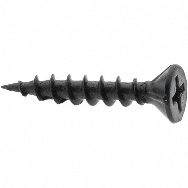 #8, 1" OAL, Phillips Drive Flat Head, Steel Drywall Screws