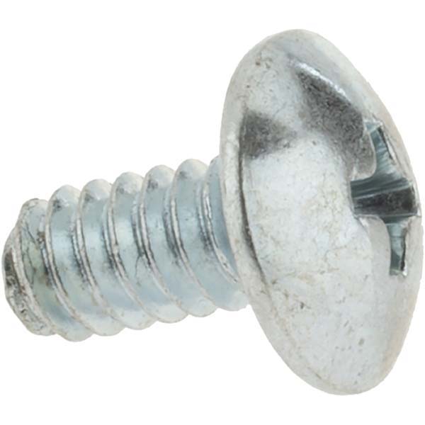 Machine Screw: #10-24 x 3/8" Length Under Head, Truss Head, Phillips