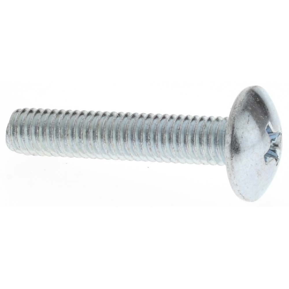 Machine Screw: #10-32 x 1" Length Under Head, Truss Head, Phillips