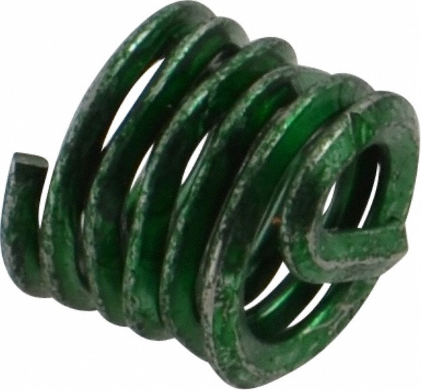 Heli-Coil Screw-Locking Insert: Stainless Steel, 1/4-20, 1-1/2D - 0.3750" OAL, Tanged, Bright Finish | 100-Pack | Part #A3758-4CN375