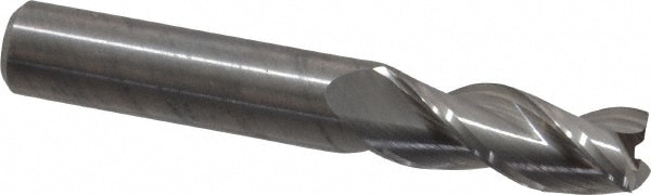 Kennametal 3854756 Square End Mill: 3/8 Dia, 7/8 LOC, 3/8 Shank Dia, 2-1/2 OAL, 3 Flutes, Solid Carbide Image