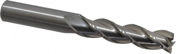 Kennametal 3658836 Square End Mill: 1/2 Dia, 2 LOC, 1/2 Shank Dia, 4 OAL, 3 Flutes, Solid Carbide Image