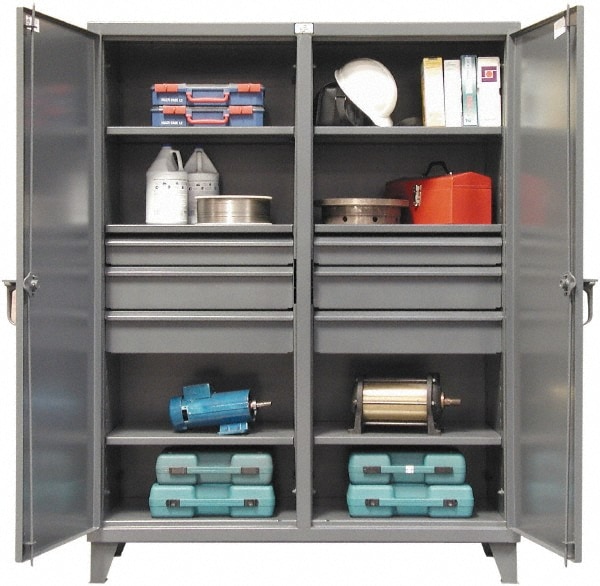 Strong Hold 6 Shelf 6 Bin Locking Storage Cabinet 71009864