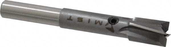 Made in USA MIT-434-4 11/32" Diam, 1/4" Shank, Diam, 4 Flutes, Straight Shank, Interchangeable Pilot Counterbore Image