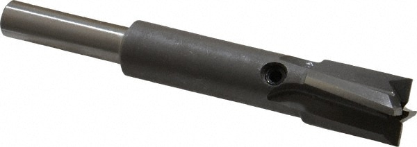 Made in USA MIT-434-7 7/16" Diam, 1/4" Shank, Diam, 4 Flutes, Straight Shank, Interchangeable Pilot Counterbore Image