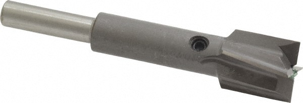 Made in USA MIT-434-11 9/16" Diam, 1/4" Shank, Diam, 4 Flutes, Straight Shank, Interchangeable Pilot Counterbore Image