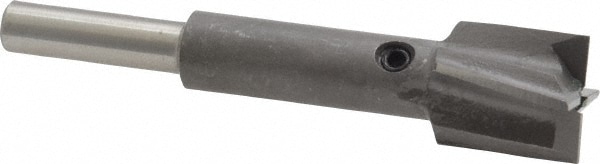 Made in USA MIT-434-12 19/32" Diam, 1/4" Shank, Diam, 4 Flutes, Straight Shank, Interchangeable Pilot Counterbore Image