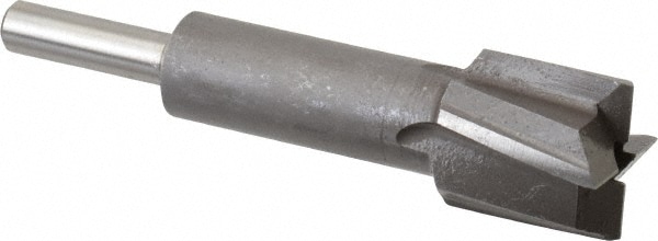 Made in USA MIT-434-16 23/32" Diam, 1/4" Shank, Diam, 4 Flutes, Straight Shank, Interchangeable Pilot Counterbore Image