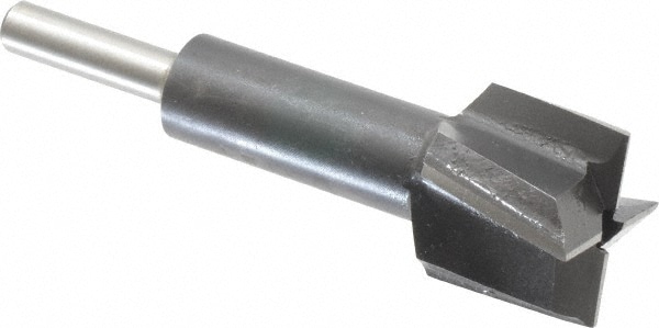 Made in USA MIT-434-22 29/32" Diam, 1/4" Shank, Diam, 4 Flutes, Straight Shank, Interchangeable Pilot Counterbore Image