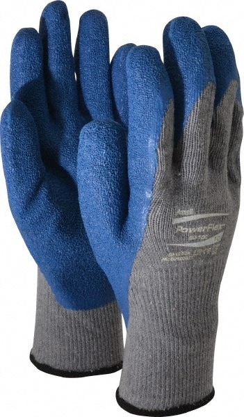 Ansell - General Purpose Work Gloves: X-large, Rubber Coated, Cotton 