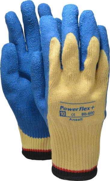 Ansell 80-600-10 Cut & Abrasion-Resistant Gloves: Size XL, ANSI Cut A2, Latex, Kevlar 