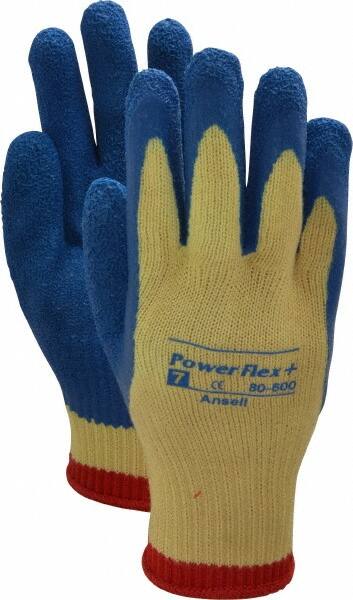 Ansell 80-600-7 Cut & Abrasion-Resistant Gloves: Size S, ANSI Cut A2, Latex, Kevlar 