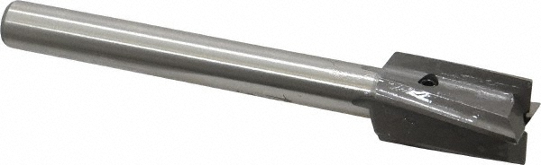 Made in USA MIT-435-20 7/8" Diam, 1/2" Shank, Diam, 4 Flutes, Straight Shank, Interchangeable Pilot Counterbore Image