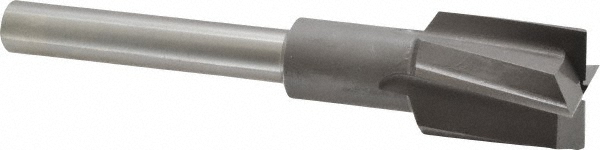 Made in USA MIT-435-24 1-1/8" Diam, 1/2" Shank, Diam, 4 Flutes, Straight Shank, Interchangeable Pilot Counterbore Image