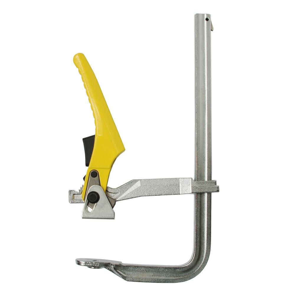 Sliding Arm Bar Clamp: 10" Max Capacity, 4-3/4" Throat Depth