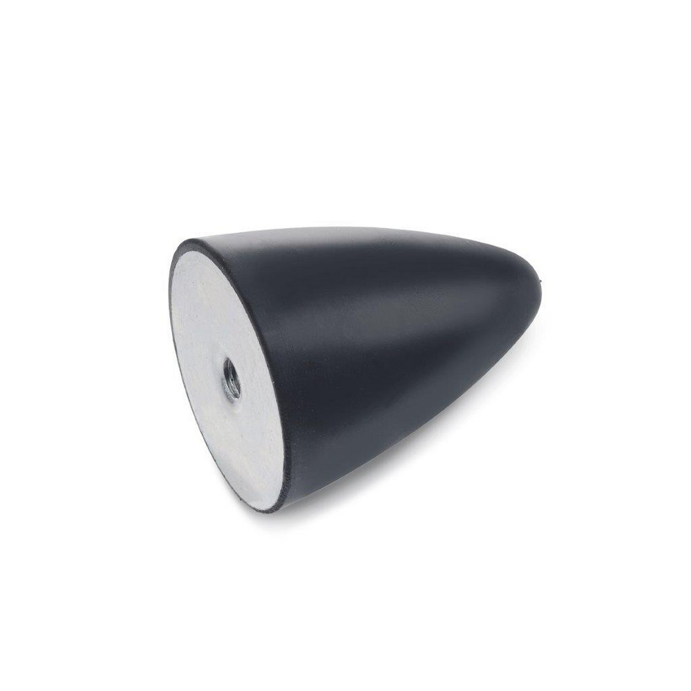 GN 351.3 25 25 5/16 55   Rubber Vibration Isolation Mounts, Cylindrical Type, With Steel Components, With 2 Tapped Holes GN 351.3