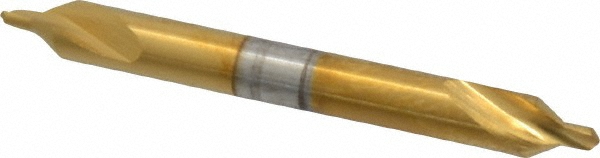 Combo Drill & Countersink: #2, 3/16" Body Dia, 118°, High Speed Steel