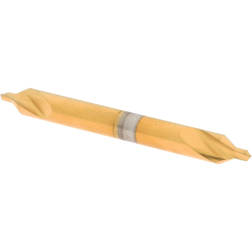 Combo Drill & Countersink: #2, 3/16" Body Dia, 1180, High Speed Steel