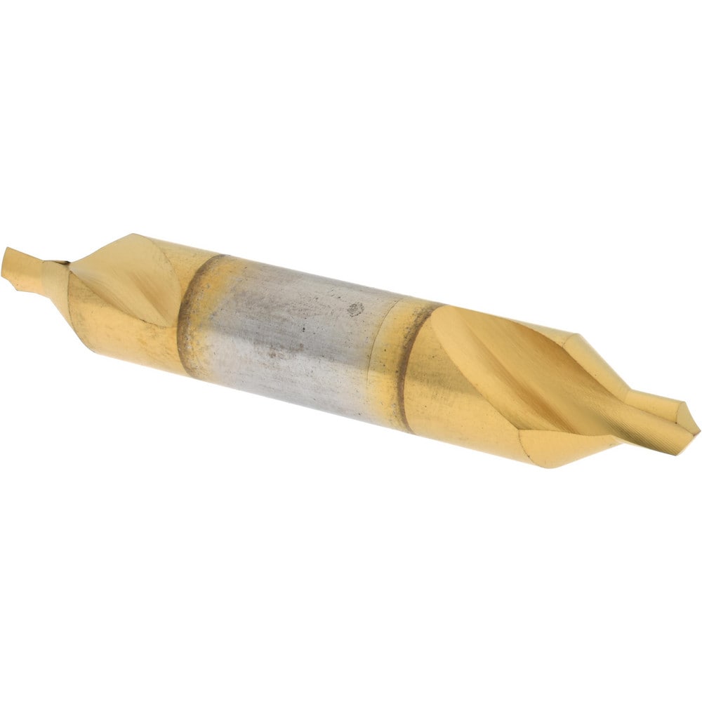 Combo Drill & Countersink: #5, 7/16" Body Dia, 1180, High Speed Steel