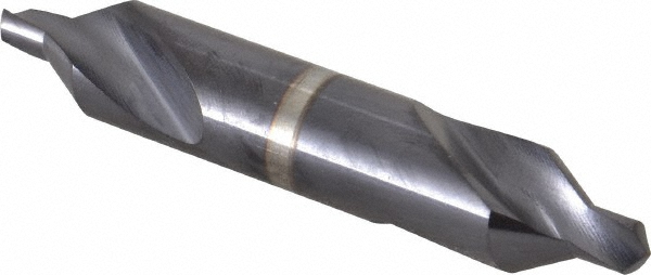 Combo Drill & Countersink: #6, 1/2" Body Dia, 118°, High Speed Steel
