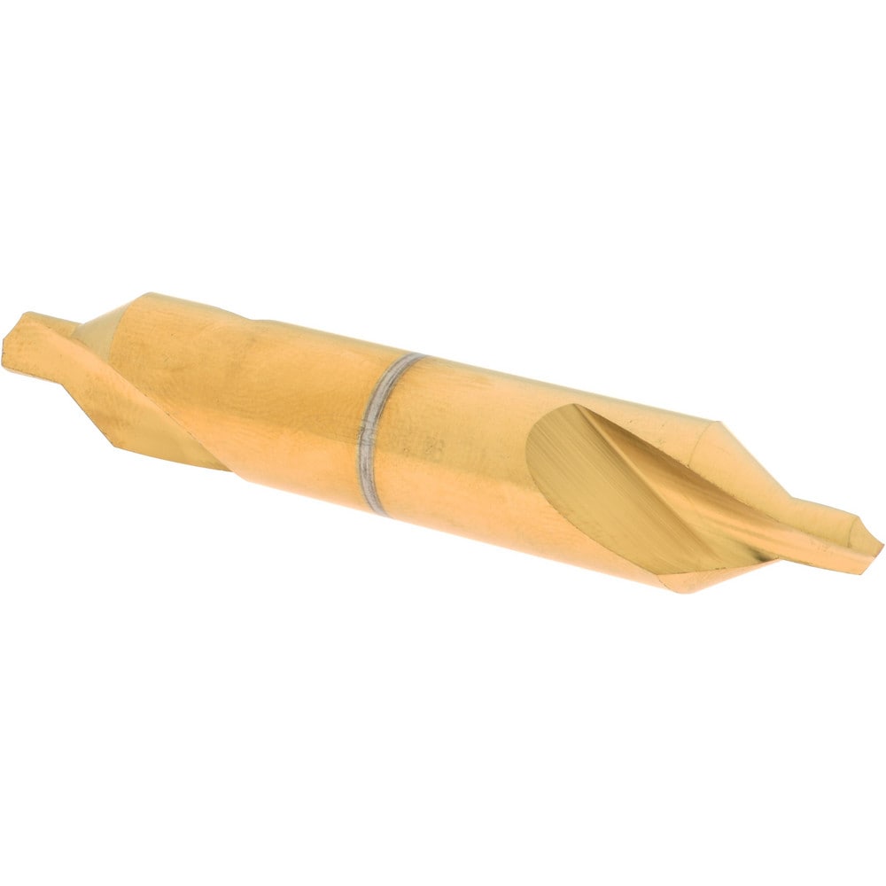 Combo Drill & Countersink: #6, 1/2" Body Dia, 1180, High Speed Steel