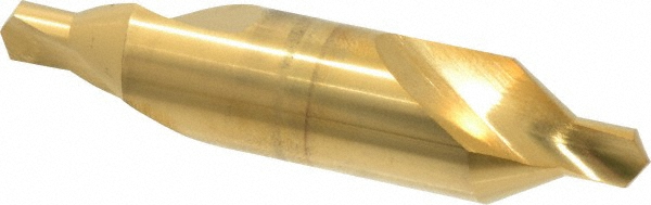 Combo Drill & Countersink: #8, 3/4" Body Dia, 118°, High Speed Steel