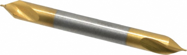 Combo Drill & Countersink: #5/0, 1/8" Body Dia, 118°, High Speed Steel