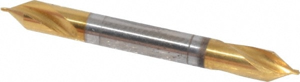 Combo Drill & Countersink: #3/0, 1/8" Body Dia, 1180, High Speed Steel