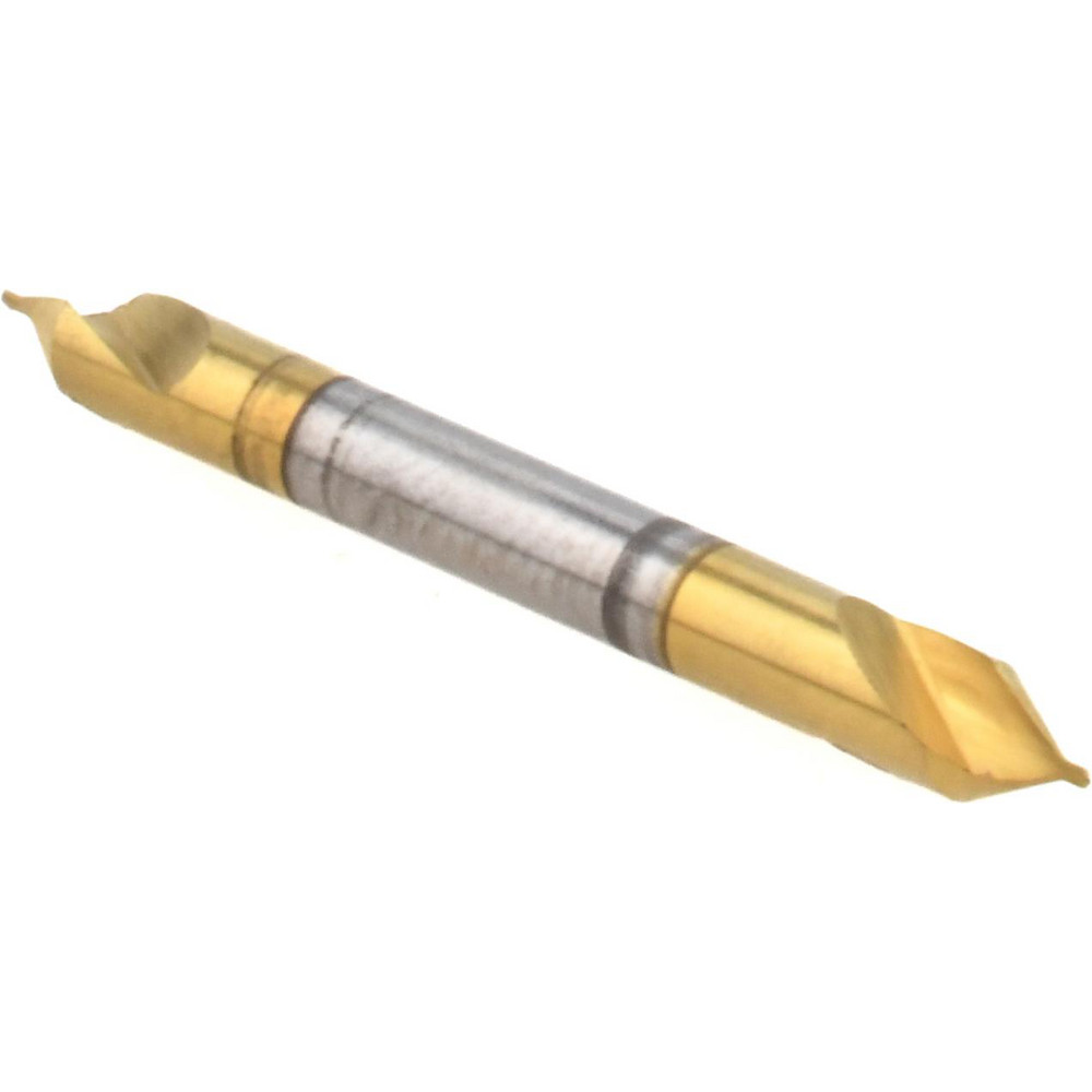Combo Drill & Countersink: #3/0, 1/8" Body Dia, 118°, High Speed Steel