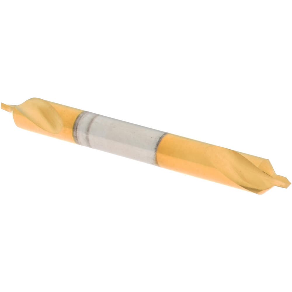 Combo Drill & Countersink: #1, 1/8" Body Dia, 1180, High Speed Steel