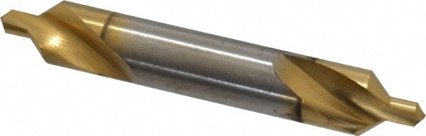 #4 #4 TiN High Speed Steel Keo High Speed Steel Plain Center Drill 82°