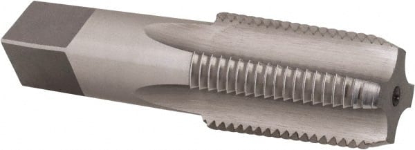 Greenfield Threading 385455 Standard Pipe Tap: 1/2-14, NPT, 4 Flutes, High Speed Steel, Bright/Uncoated 