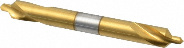 Combo Drill & Countersink: #2, 3/16" Body Dia, 118°, High Speed Steel