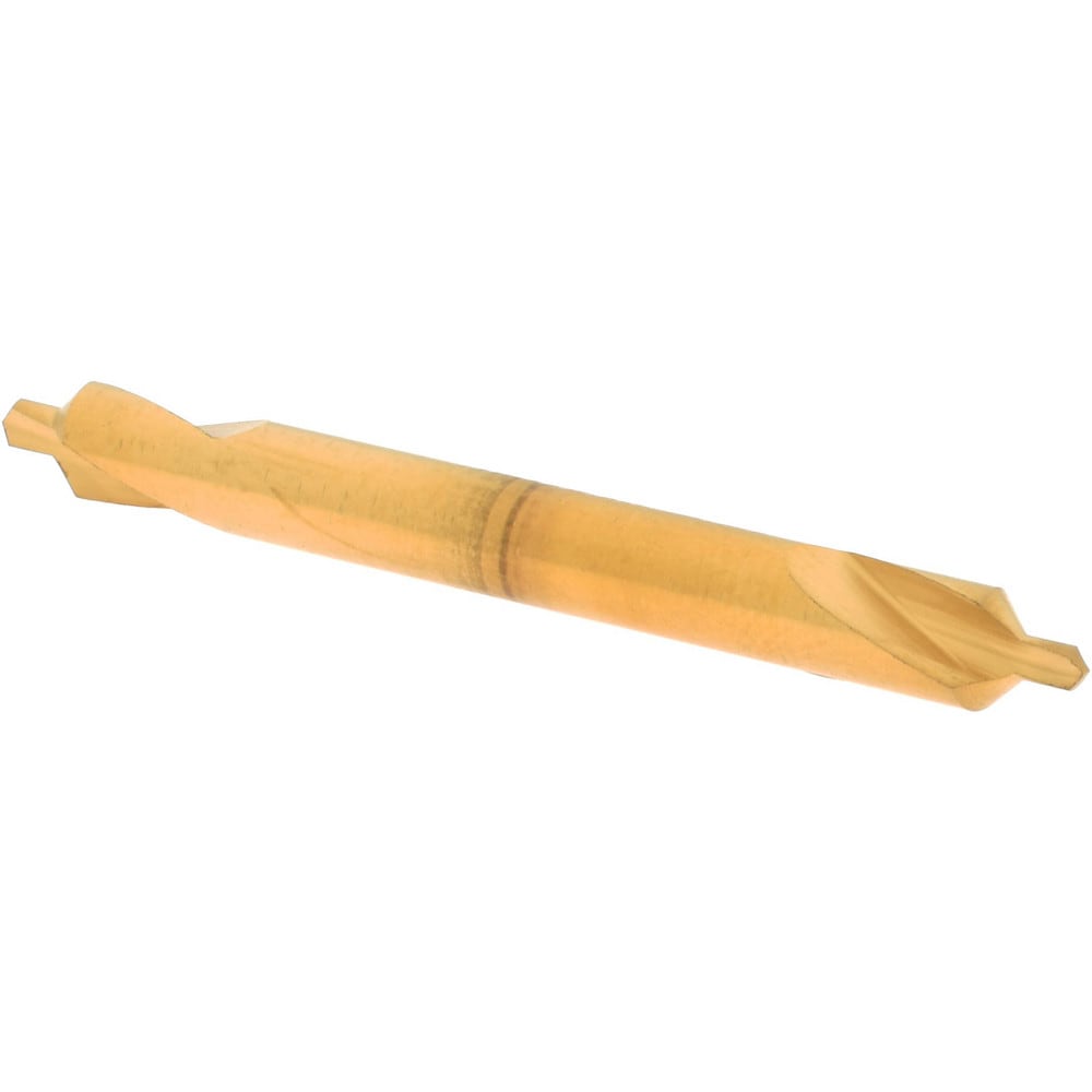 Combo Drill & Countersink: #2, 3/16" Body Dia, 1180, High Speed Steel