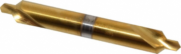 Combo Drill & Countersink: #3, 1/4" Body Dia, 118°, High Speed Steel