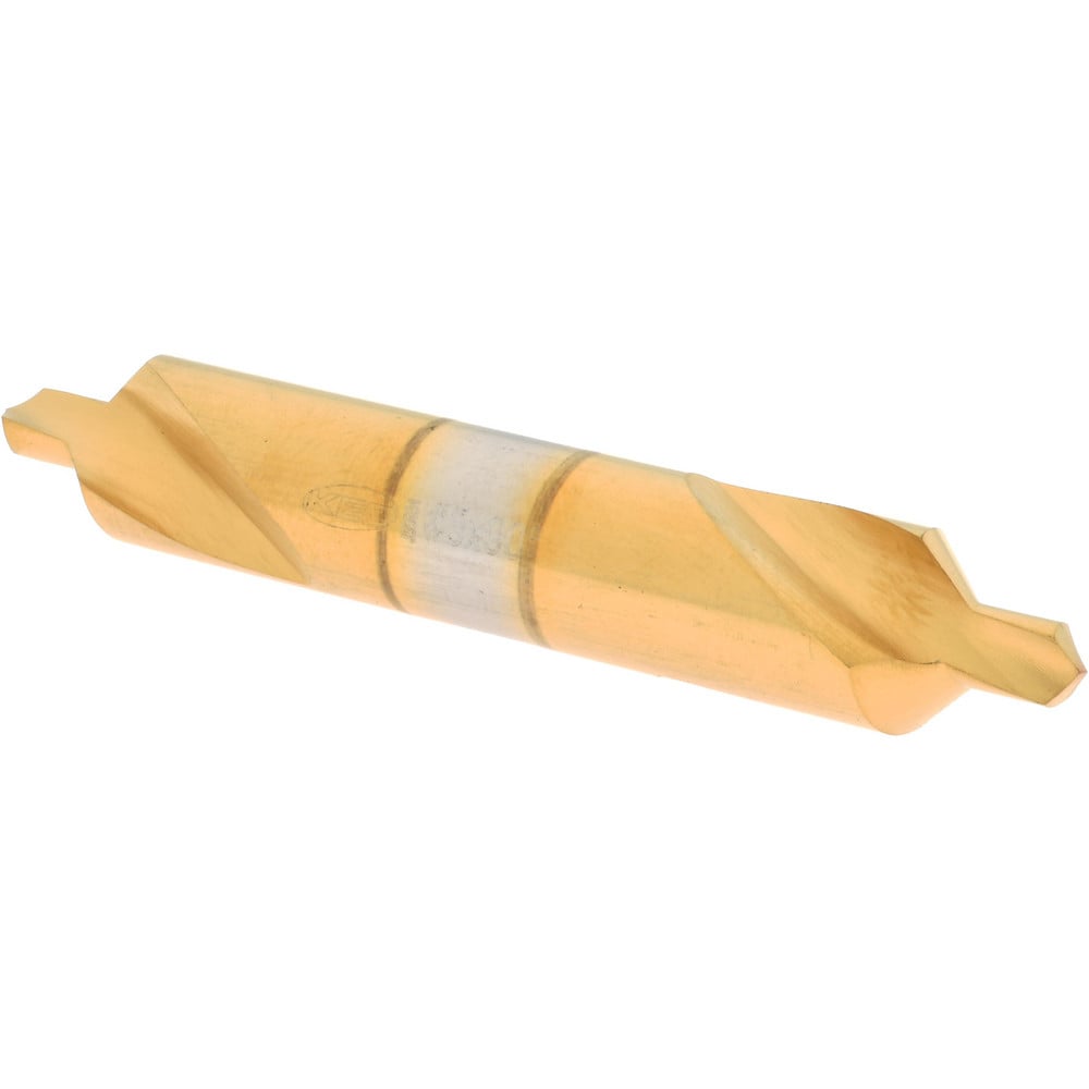 Combo Drill & Countersink: #5, 7/16" Body Dia, 1180, High Speed Steel